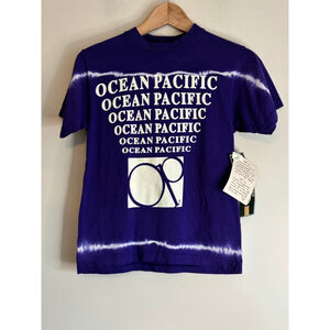 Vintage 90s Ocean Pacific Tie Dye Short Sleeve T Shirt
